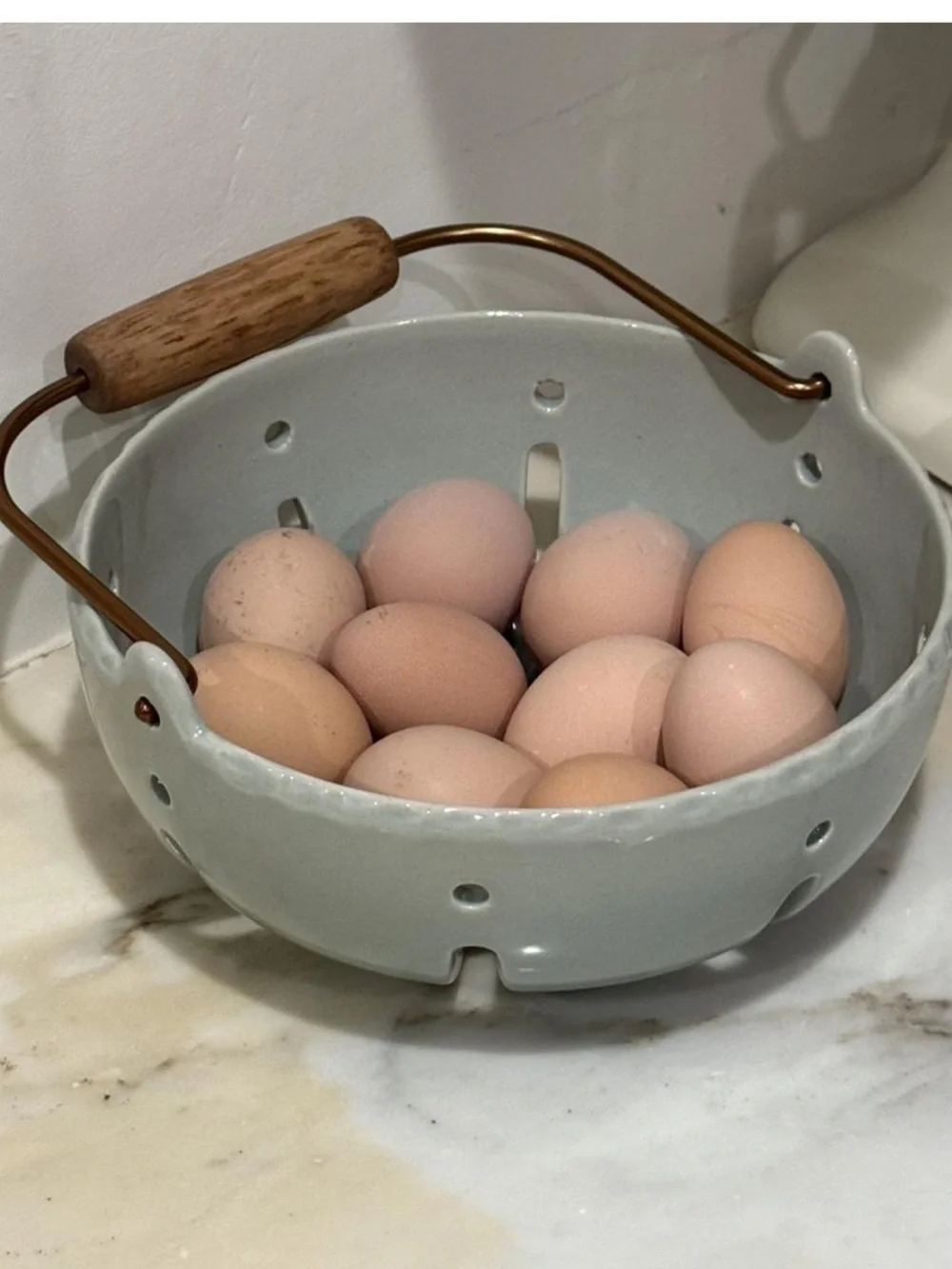 Stoneware Berry Serving Bowl with Handle Peace Blue - Hearth & Hand Magnolia